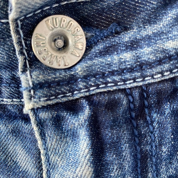 Takeshy Kurosawa x Pendium Distressed Italian Denim Jeans Men’s 33 - Picture 6 of 12